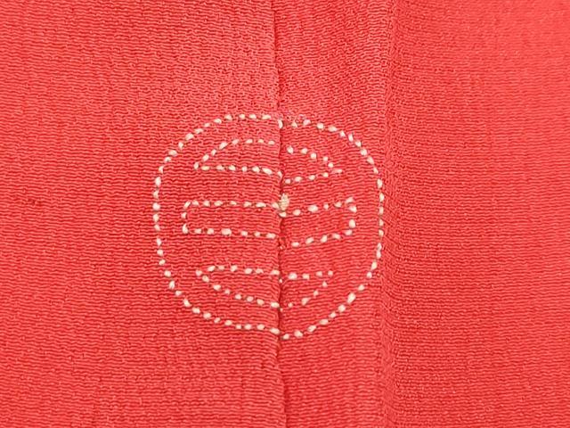 平和屋本店[]極上 アンティーク 大正ロマン 七五三 女の子 7歳 祝着・長襦袢セット 駒刺繍 檜扇鼓花毬文 金彩 赤紅色地 逸品 CZAA5697s6_4