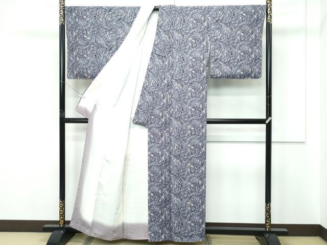 平和屋本店●極上　本場琉球紅型　平野晋二郎　小紋　芒文様　逸品　未使用　CZAA5706s6_2