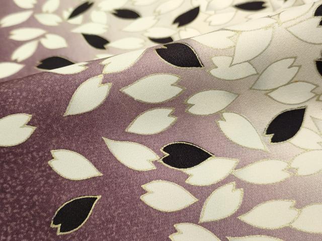 平和屋着物○伝統工芸士 山本富男 訪問着 舞桜文 暈し