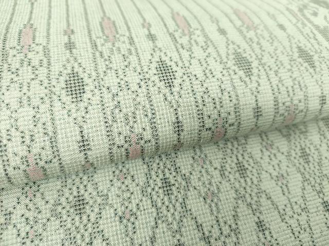 平和屋着物○都喜ヱ門 本場大島紬 紬萬葉 高貴な美 藤