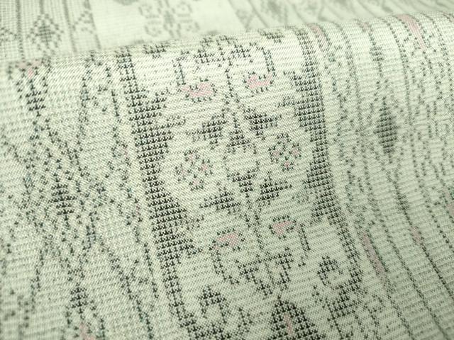 平和屋着物○都喜ヱ門 本場大島紬 紬萬葉 高貴な美 藤