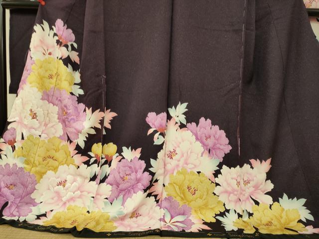 平和屋着物○豪華振袖 刺繍 草花文 銀通し地 仮絵羽 逸品