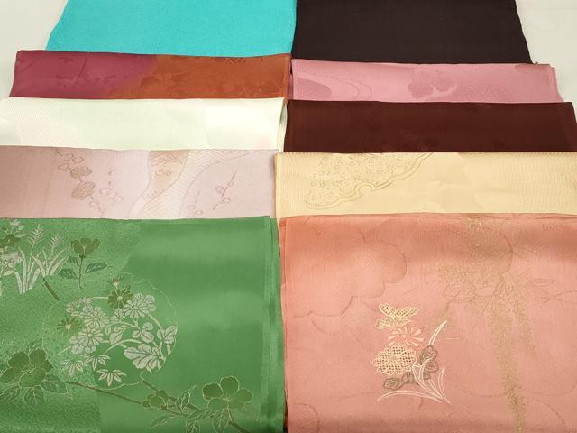 平和屋着物★和装小物　上質な帯揚げ　10枚セット　逸品　DAAM7505qa