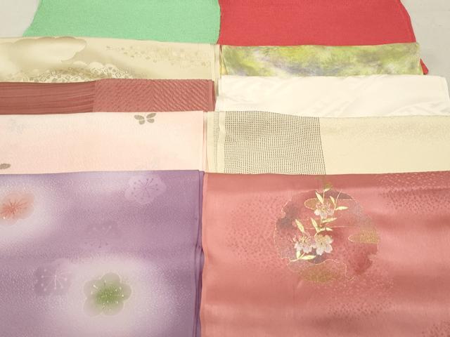 平和屋着物★和装小物　上質な帯揚げ　10枚セット　逸品　DAAM7509qa