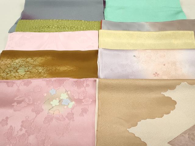 平和屋着物★和装小物　上質な帯揚げ　10枚セット　逸品　DAAM7517qa