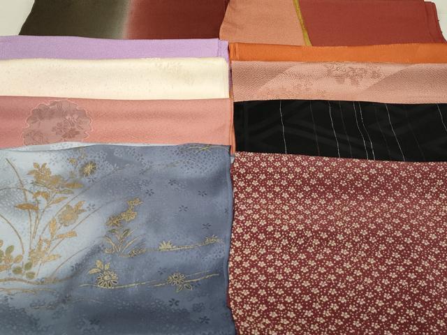 平和屋着物★和装小物　上質な帯揚げ　10枚セット　逸品　DAAM7521qa