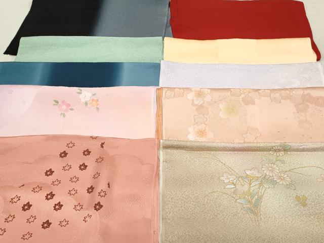 平和屋着物★和装小物　上質な帯揚げ　10枚セット　逸品　DAAM7526qa