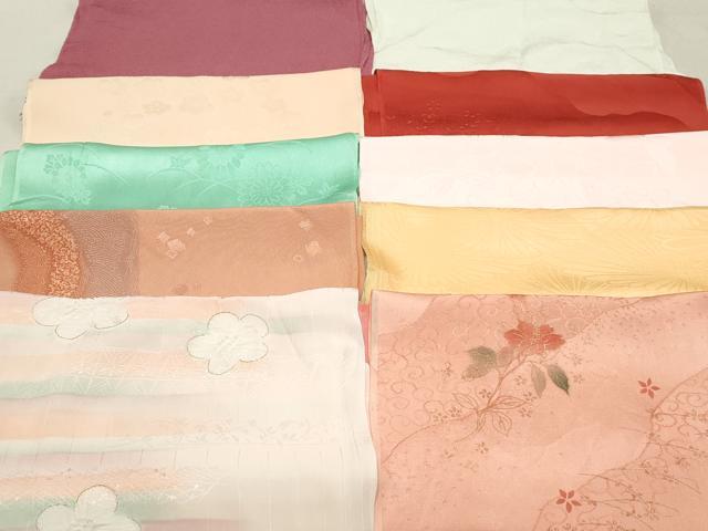 平和屋着物★和装小物　上質な帯揚げ　10枚セット　逸品　DAAM7540qa