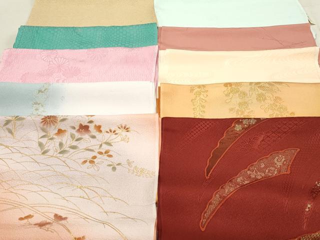 平和屋着物★和装小物　上質な帯揚げ　10枚セット　逸品　DAAM7545qa 平和屋着物☆和装小物 上質な帯揚げ 10枚セット 逸品 DAAM7545qa 和装