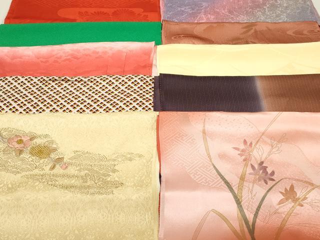 平和屋着物★和装小物　上質な帯揚げ　10枚セット　逸品　DAAM7562qa