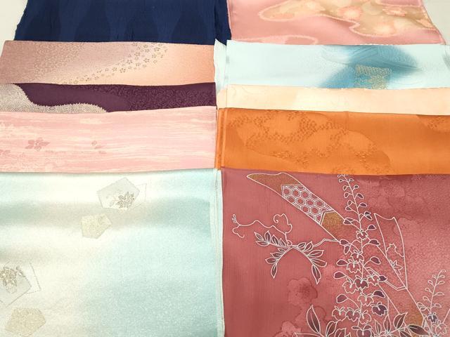 平和屋着物★和装小物　上質な帯揚げ　10枚セット　逸品　DAAM7569qa