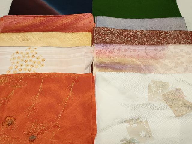 平和屋着物★和装小物　上質な帯揚げ　10枚セット　逸品　DAAM7603qa