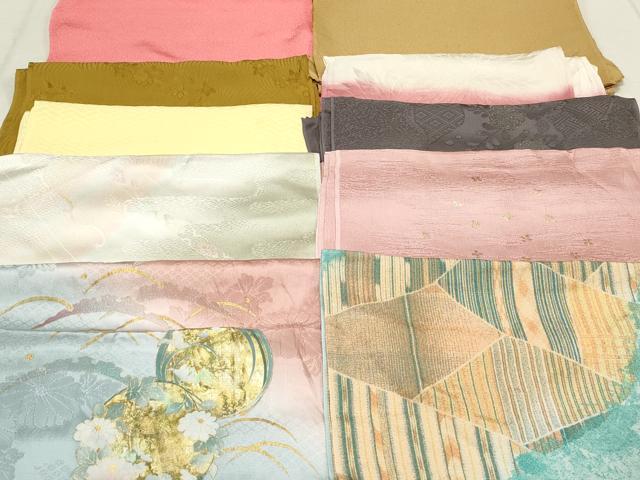 平和屋着物★和装小物　上質な帯揚げ　10枚セット　逸品　DAAM7606qa