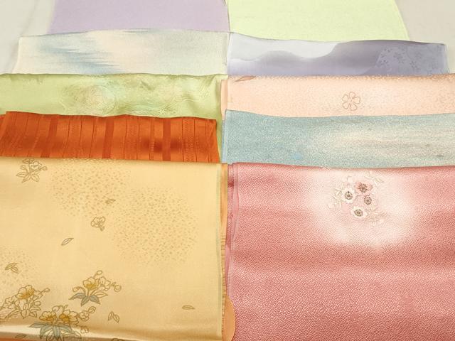 平和屋着物★和装小物　上質な帯揚げ　10枚セット　逸品　DAAM7616qa