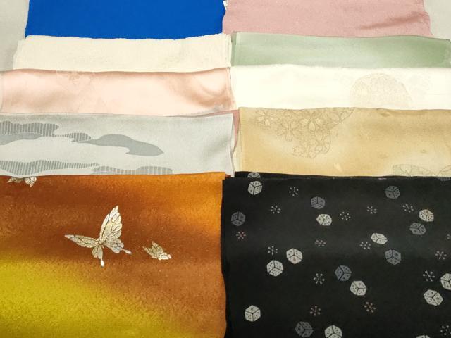 平和屋着物★和装小物　上質な帯揚げ　10枚セット　逸品　DAAM7650qa