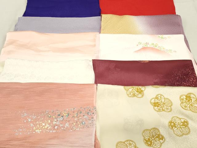 平和屋着物★和装小物　上質な帯揚げ　10枚セット　逸品　DAAM7775qa
