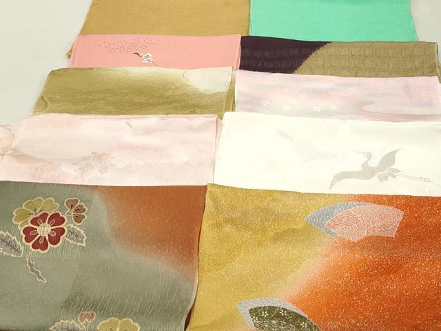 平和屋着物★和装小物　上質な帯揚げ　10枚セット　逸品　DAAM7777qa