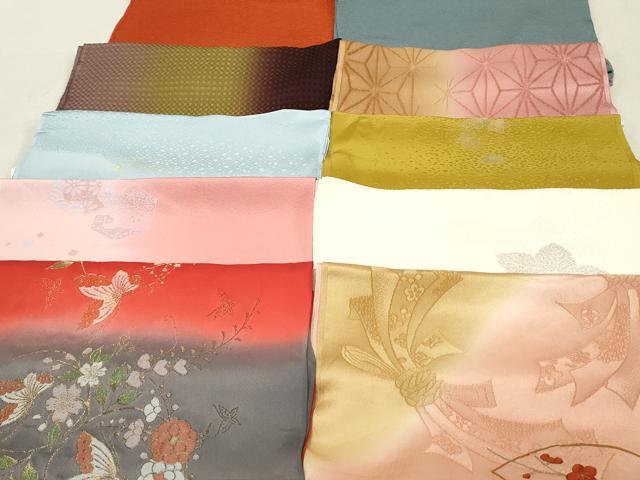 平和屋着物★和装小物　上質な帯揚げ　10枚セット　逸品　DAAM7778qa