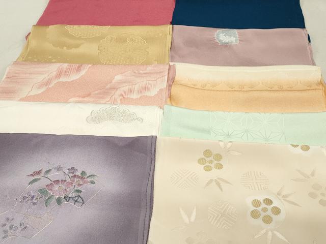 平和屋着物★和装小物　上質な帯揚げ　10枚セット　逸品　DAAM7780qa