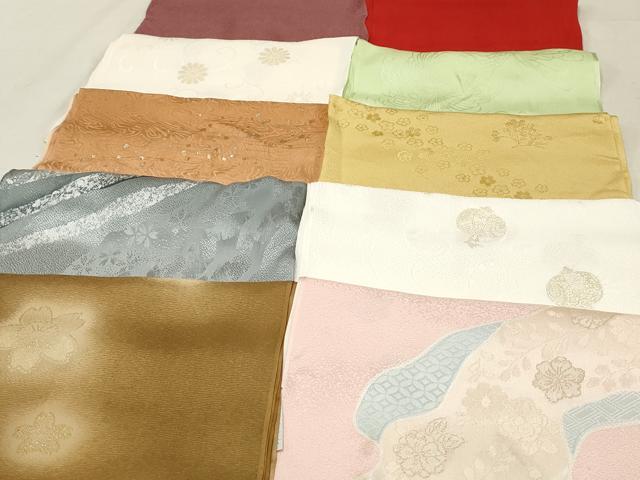 平和屋着物★和装小物　上質な帯揚げ　10枚セット　逸品　DAAM7799qa