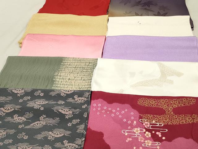 平和屋着物★和装小物　上質な帯揚げ　10枚セット　逸品　DAAM7803qa