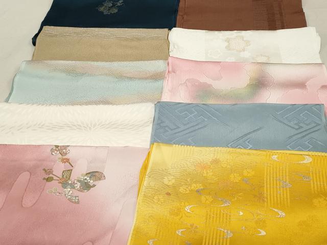 平和屋着物★和装小物　上質な帯揚げ　10枚セット　逸品　DAAM7804qa