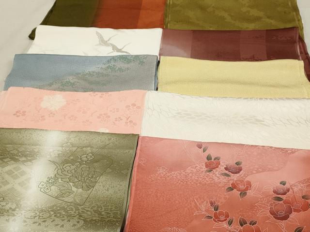 平和屋着物★和装小物　上質な帯揚げ　10枚セット　逸品　DAAM7805qa