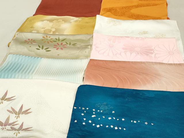 平和屋着物★和装小物　上質な帯揚げ　10枚セット　逸品　DAAM7807qa