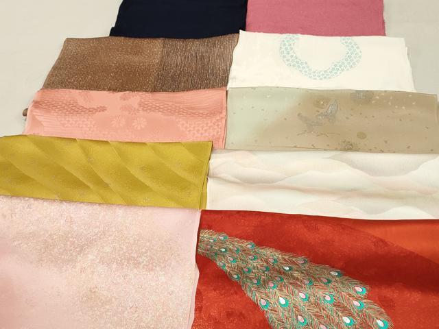 平和屋着物★和装小物　上質な帯揚げ　10枚セット　逸品　DAAM7814qa