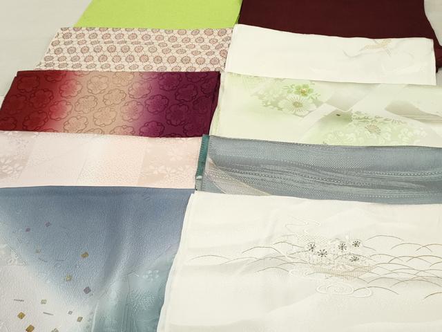 平和屋着物★和装小物　上質な帯揚げ　10枚セット　逸品　DAAM7816qa