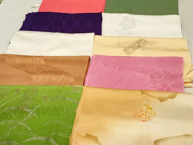 平和屋着物★和装小物　上質な帯揚げ　10枚セット　逸品　DAAM7826qa