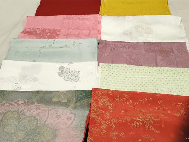 平和屋着物★和装小物　上質な帯揚げ　10枚セット　逸品　DAAM7832qa