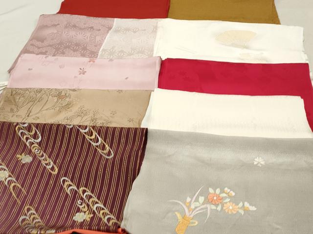 平和屋着物★和装小物　上質な帯揚げ　10枚セット　逸品　DAAM7833qa