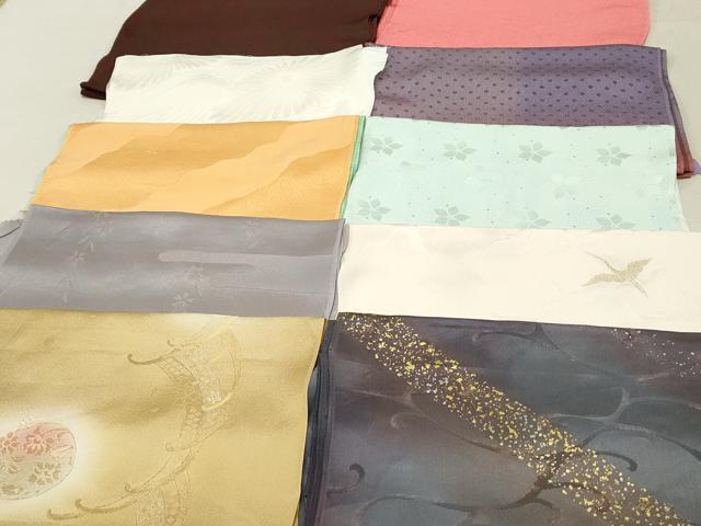 平和屋着物★和装小物　上質な帯揚げ　10枚セット　逸品　DAAM7845qa