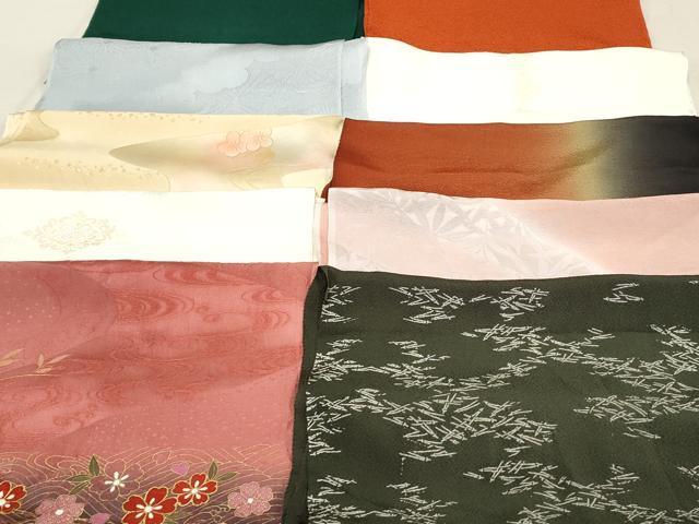 平和屋着物★和装小物　上質な帯揚げ　10枚セット　逸品　DAAM7854qa