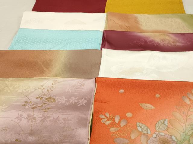 平和屋着物★和装小物　上質な帯揚げ　10枚セット　逸品　DAAM7857qa