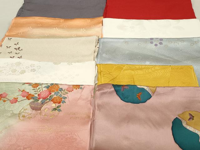 平和屋着物★和装小物　上質な帯揚げ　10枚セット　逸品　DAAM7861qa