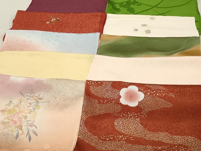 平和屋着物★和装小物　上質な帯揚げ　10枚セット　逸品　DAAM7872qa