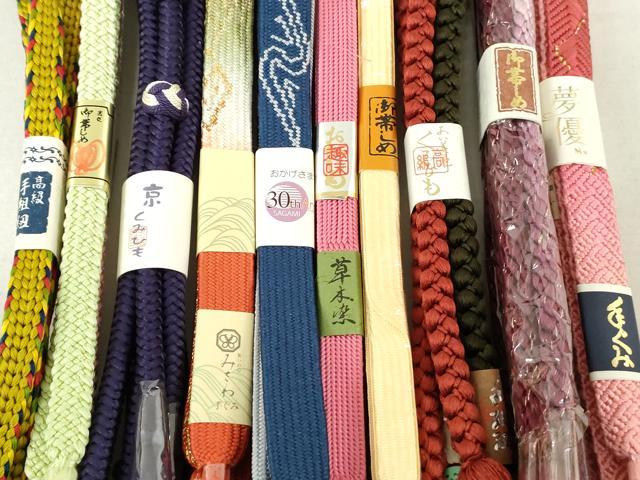 平和屋着物○和装小物 帯締め10本 高麗組 草木染 手ぐみ 京くみ