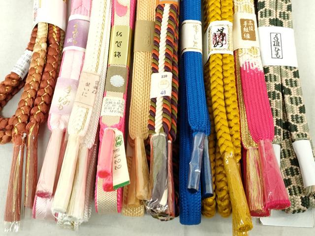 平和屋着物○和装小物 帯締め10本 高麗組 佐賀錦 笹浪組