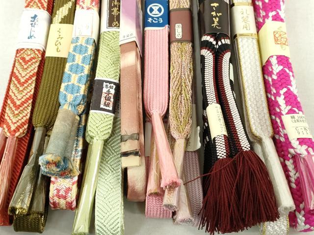 平和屋着物○和装小物 帯締め20本 高麗組 奈良組 笹浪組