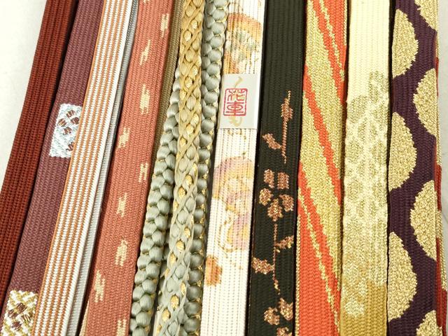 平和屋着物○和装小物 帯締め10本セット 逸品 未使用 CAAM9886xe
