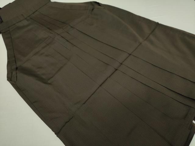 平和屋着物●男性　馬乗袴　縞　正絹　逸品　DAAM8102ps
