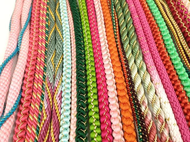 平和屋着物○和装小物 帯締め20本 高麗組 冠組 金糸 逸品 DAAT0781by