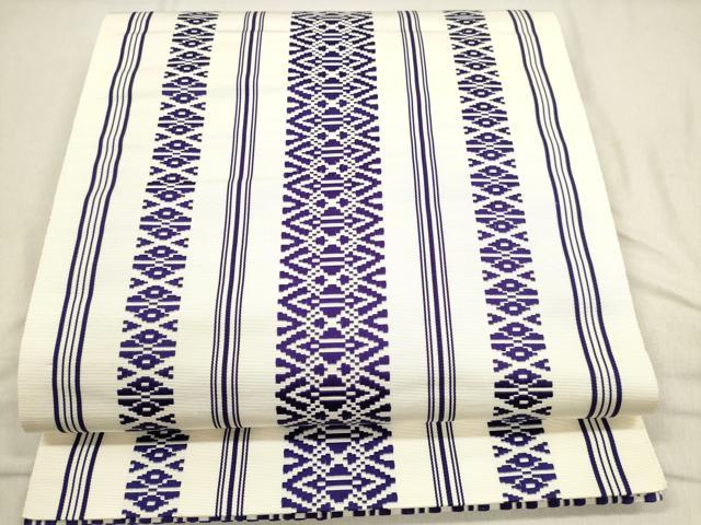 平和屋着物●本場筑前博多織　八寸名古屋帯　献上　正絹　逸品　DAAP1796ic_1