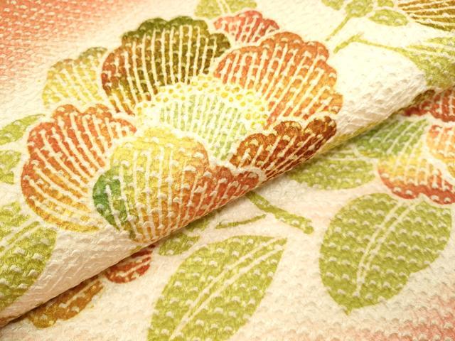 平和屋着物●名門　藤娘きぬたや・総絞り　九寸名古屋帯　草花文　正絹　逸品　DAAP1799ic 平和屋着物○名門 藤娘きぬたや・総絞り 九寸名古屋帯 草花文 正絹