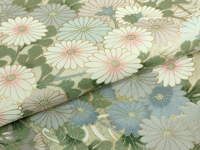 平和屋着物○豪華色留袖 流水花文 枝垂れ花 暈し染め 金彩