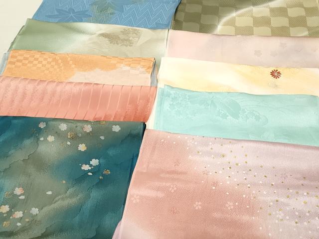 平和屋着物★和装小物　上質な帯揚げ　10枚セット　逸品　DAAP2038qa