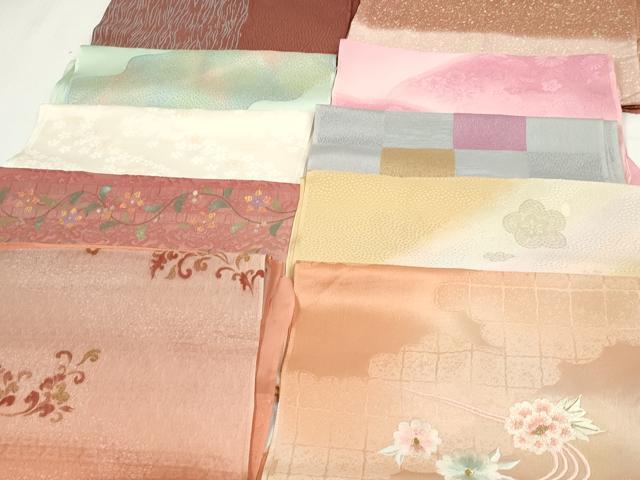平和屋着物★和装小物　上質な帯揚げ　10枚セット　逸品　DAAP2076qa
