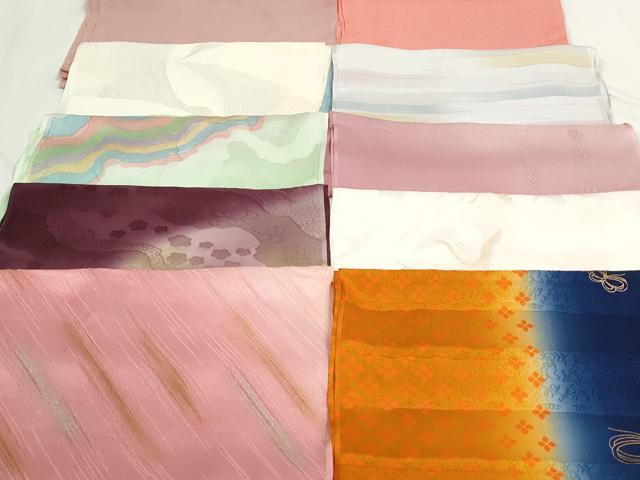 平和屋着物★和装小物　上質な帯揚げ　10枚セット　逸品　DAAP2095qa